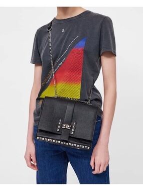 ZARA Studded Across the body bag.